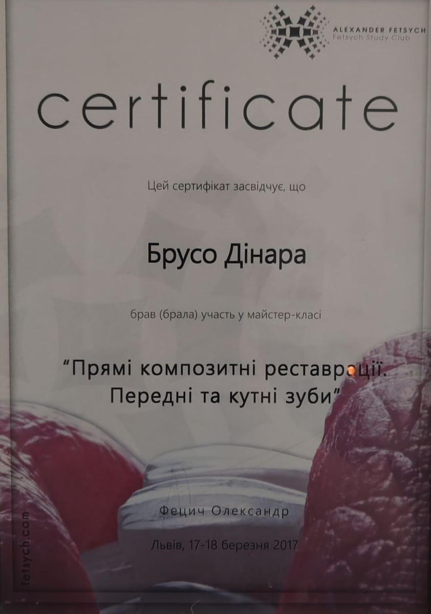 Certifikát 2